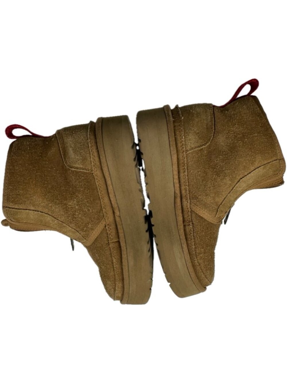 UGG Kid's Neumel Platform Suede‎ Zip Boot Brown Suede Size 3 - Picture 7 of 9